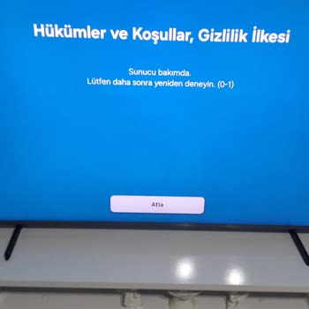 Sunucu Bakım Mesajı Smart Hub Kurulumunu Engelliyor