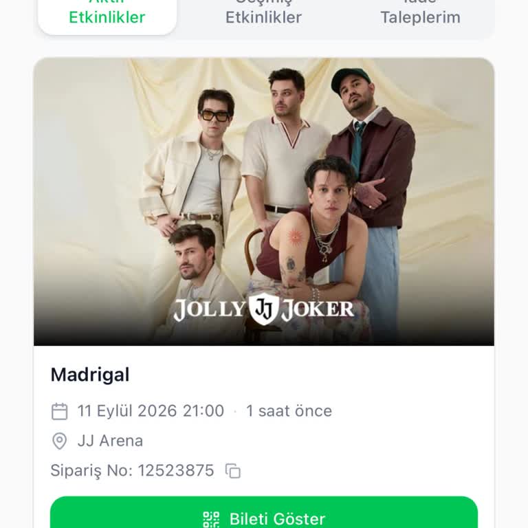 Bilette Yanlış Saat Bilgisi Konseri Kaçırttı Ve İade Reddiyle Mağdur Oldu