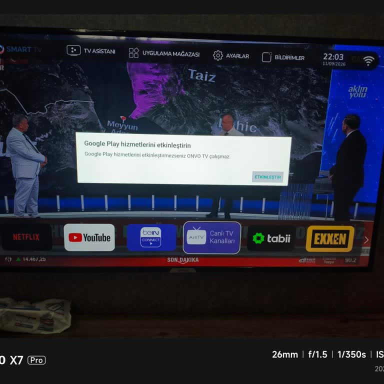 Yazılım Güncellemesi Sonrası TV’de Sürekli Google Play Hizmetleri Uyarısı