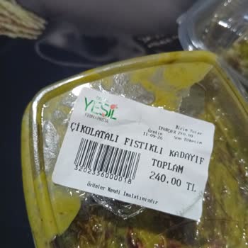 Doğal Yeşil Fırın Pasta | Adana Dubai Çikolatalı Pudingin Kreması Ekşi Çıktı Ve Geri Ödeme Talebi
