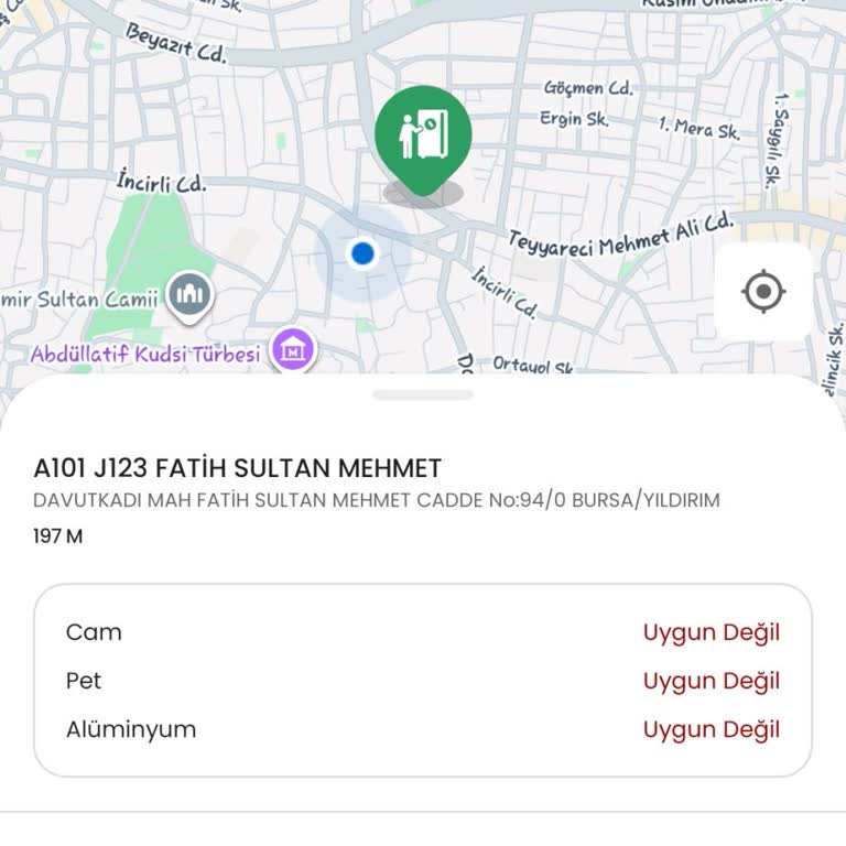 Doa Depozito İade Makinesinin Sürekli Dolu Uyarısı Çözüme Kavuşturulmalı