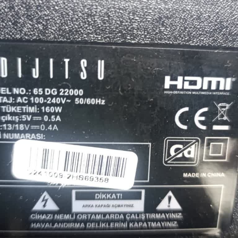 Dijitsu 65 İnç Televizyonumun Ses Sorunu Ve Servis Yetkililerinin Tehditkar Tutumu