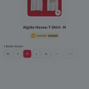 Algida İle Kazan’da Stok Görünen T-Shirt İçin Puan Kullanılamaması: Aldatıcı Uygulama