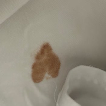 Domestos Beyaz Tişörtte Kırmızı Lekeler Bıraktı