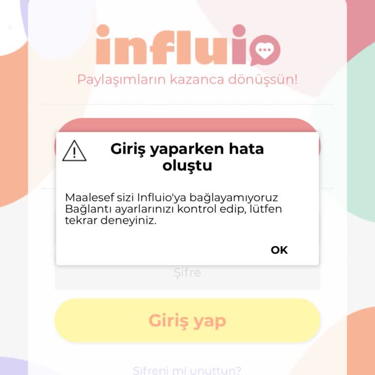 Giriş Hatası Ve Şifre Sıfırlama E-posta Gelmemesi