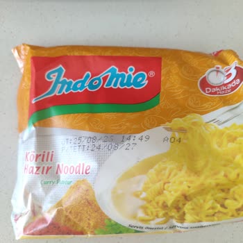 Şok Market'ten Aldığım Indomie Noodle Paketi Sos İçermiyor