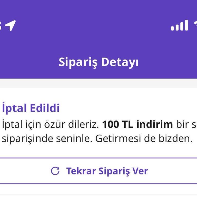 Getir Kuryesinin Tehditkar Üslubu Ve Geri Ödeme İhmaline Karşı Şikayet