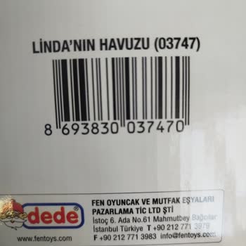 Linda’nın Havuzu Oyuncak Renkleri Kutu Görselleriyle Uyuşmuyor