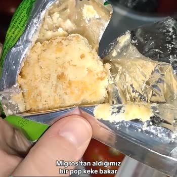 Migros'tan Aldığım Limonlu Eti Pop Kek Çiğnenip Paketlenmiş Gibi!