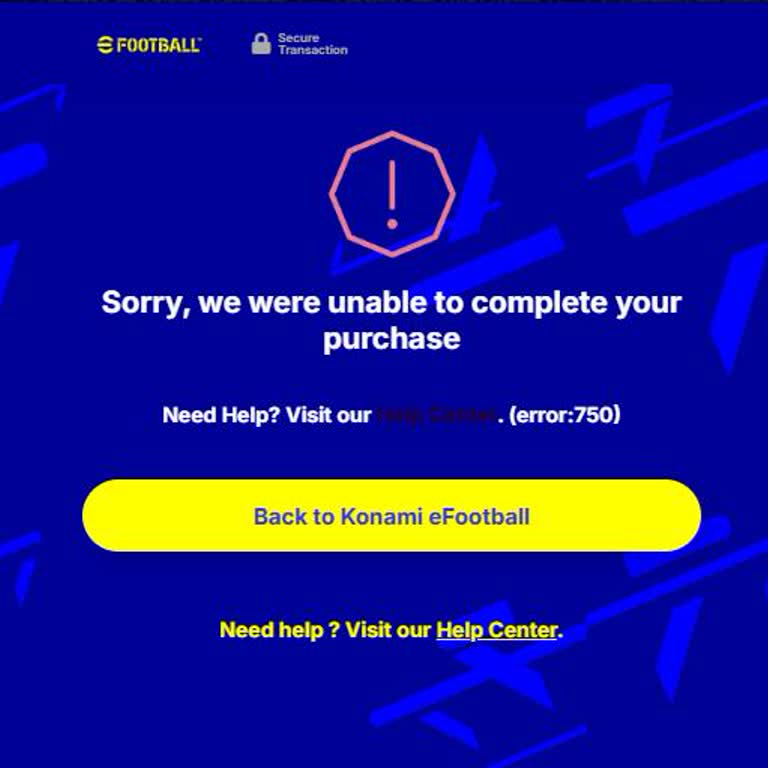 Codashop'ta Steam Efootball Ödemesi Hata 750 İle Başarısız