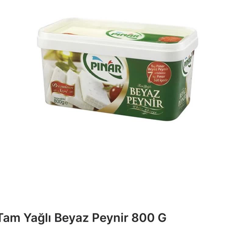 Erbaa Migros’ta Pınar 800 Gr Beyaz Peynir Yok