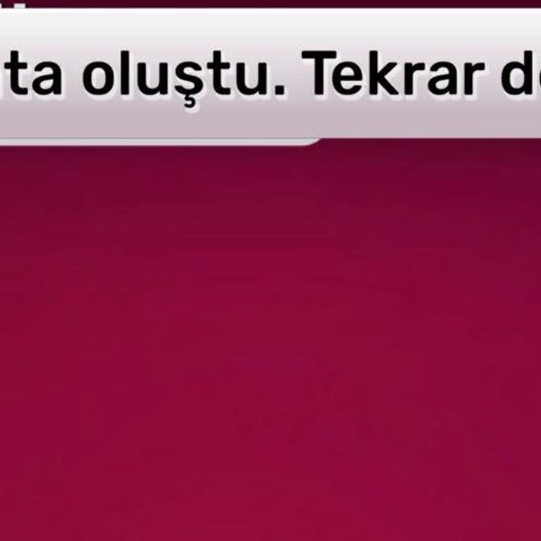 Mesaj Gönderememe Hatası Sürekli Devam Ediyor