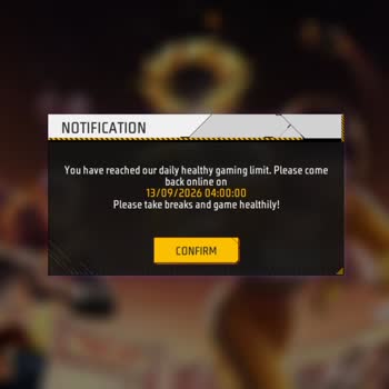 Free Fire Under-18 Restriction Applied to Adult Account by Mistake