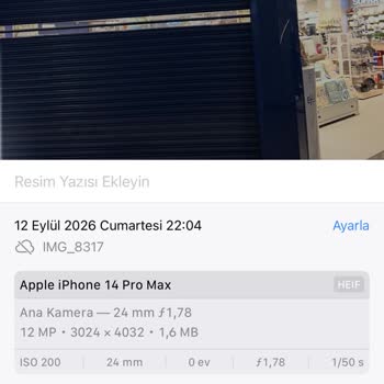 Kapanış Saati Nedeniyle Satış Reddedildi