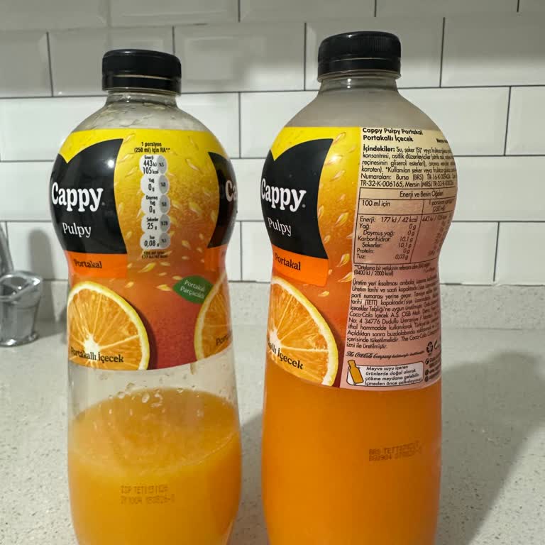 Bozuk Cappy Pulpy Portakal Suyu İçin Para İadesi Ve Ürün Değişimi Talebi