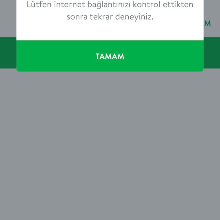 TEB Mobil Uygulamasında Sürekli 'İnternetinizi Kontrol Edin' Hatası