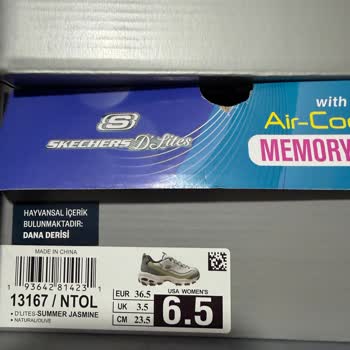 Skechers D'Lites Ayakkabısının İç Astarındaki Açılma Ve Tüylenme Sorunu