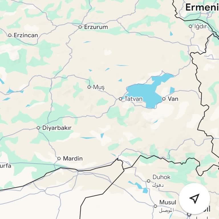 Google Maps’te Tatvan’ın İlçe Olarak Yanlış Gösterilmesi