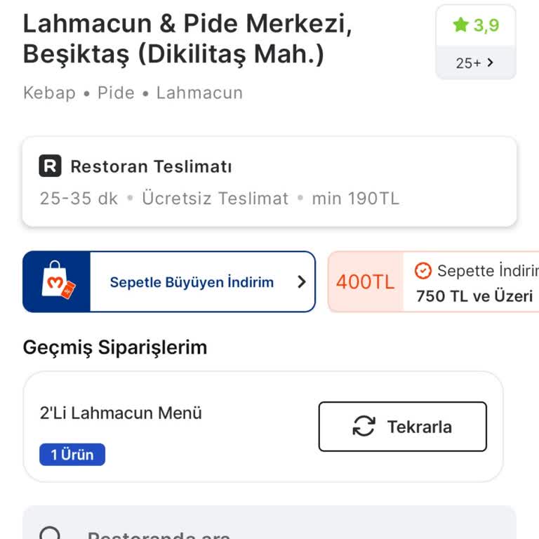 Migros Yemek’te 2 Saat Bekleyip Buz Gibi Lahmacun İadesi Yapılmadı