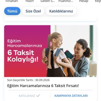 Eğitim Ve Mobilya Kampanyası Taksitlendirilmedi, Kart Aidatı İadesi Reddedildi