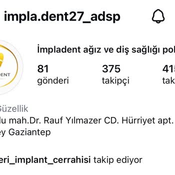 İmpladent Ağız Ve Diş Sağlığı Polikliniği (Gaziantep) Herhangi Bir Telafi Yaklaşımı Göstermediler