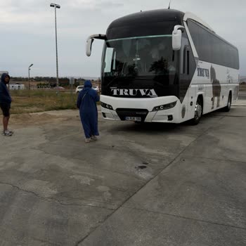 Truva Turizm Otobüsünün Arızalı Araçta Güvenlik İhmali