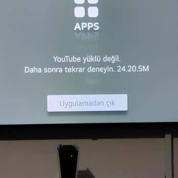 LG 65NANO80A6B Televizyonda Uygulama Mağazası Yükleme Sorunu