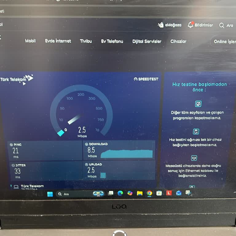 Türk Telekom 1000 Mbps Taahhüdü Gerçekleşmedi, Hız İadesi Ve Sözleşme Feshi Talebi