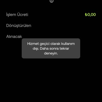 Okx TR Uygulamasındaki Teknik Arıza Nedeniyle LSK Satışı Gerçekleşmedi Ve 20.699 TL Zarar