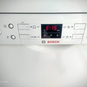 Bosch Bulaşık Makinesinde E15 Hata Kodu Ve 13 Bin Liraya Yakın Masraflar İçin İade Talebi