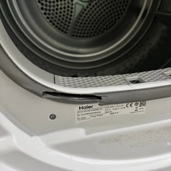 Yeni Haier Kurutma Makinesinin Lastiği Yırtıldı, Garanti Kapsamı Dışında Kullanıcı Hatası Düşünüldü