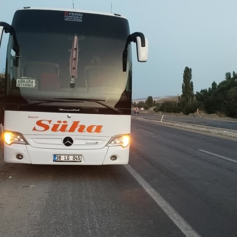 Süha Turizm’in Bakımsız Otobüsü Kırıldı, Yedek Araç Ve Bilgi Yok