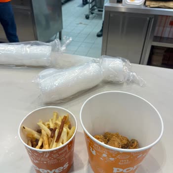 Popeyes Koru Florya Şubesinde Bayat Tavuk Ve Yanmış Patates Şikayetim