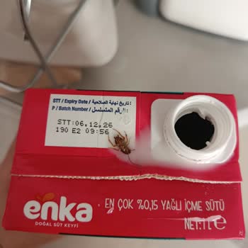 Enka Sütünde Canlı Böcek Görülmesi Sağlık Tehdidi