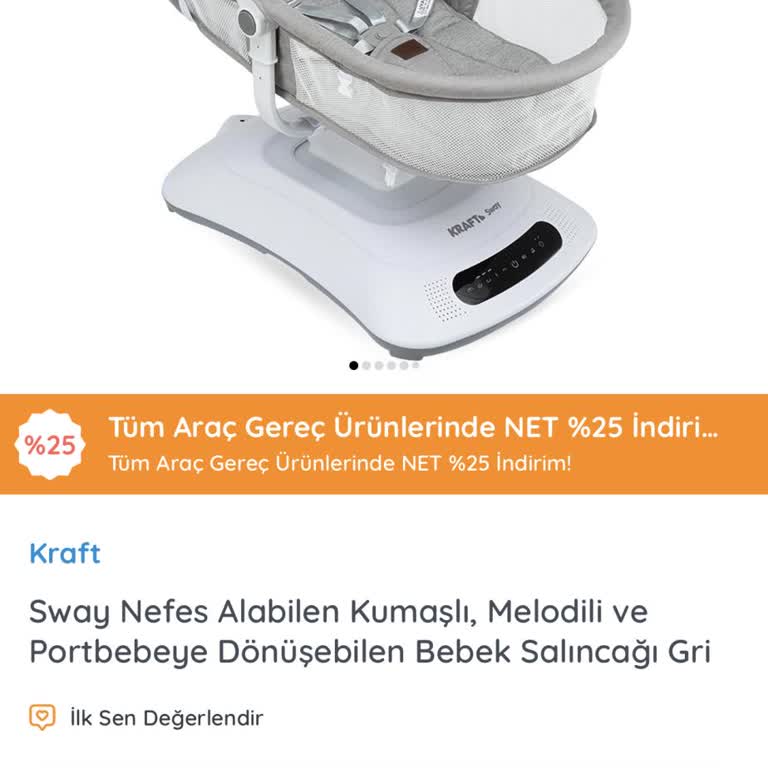 Faturasız Ve Çalışmayan Bebek Salıncağı İçin İade Talebi