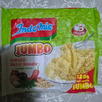 Sebzeli İndomie Jumbo’da Belirtilmemiş Siyah Yabancı Madde
