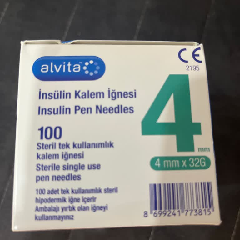 Alvita İnsülin Kalem Uçları Bozuk Çıkıyor Ve Enjeksiyon Yapılamıyor
