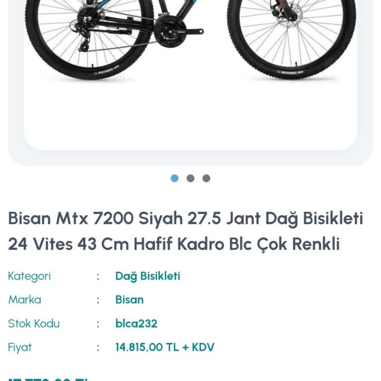 İdefix'ten Alınamayan Bisiklet Siparişi Ve Yaşanan Maddi Zarar