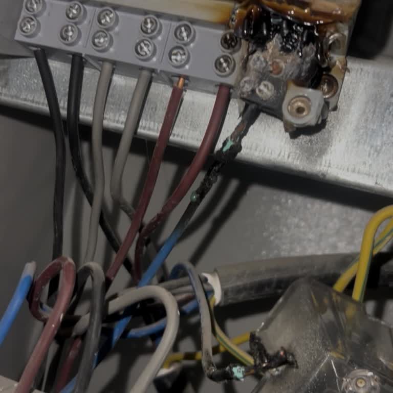 İskenderun’da Yanmış Elektrik Sayacı Ve Güvenlik Riski Oluşturan Uzun Müdahale Süresi
