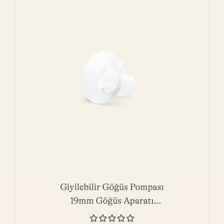 Lansinoh 19mm Göğüs Aparatının Stok Durumu Ve Hızlı Satışa Sunulması Talebi