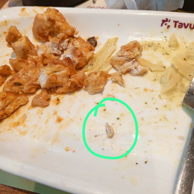 Tavuk Dünyası’nda Kemiksiz Menüde Çıkan Kemik Parçası Ve Ücret İadesi Talebi