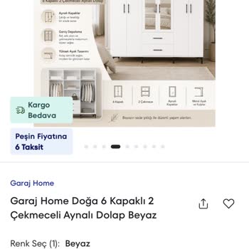 Garaj Home Ve A101 Ekstra'nın Yanıltıcı Görselleri Ve Hasarlı Gardırop Teslimatı