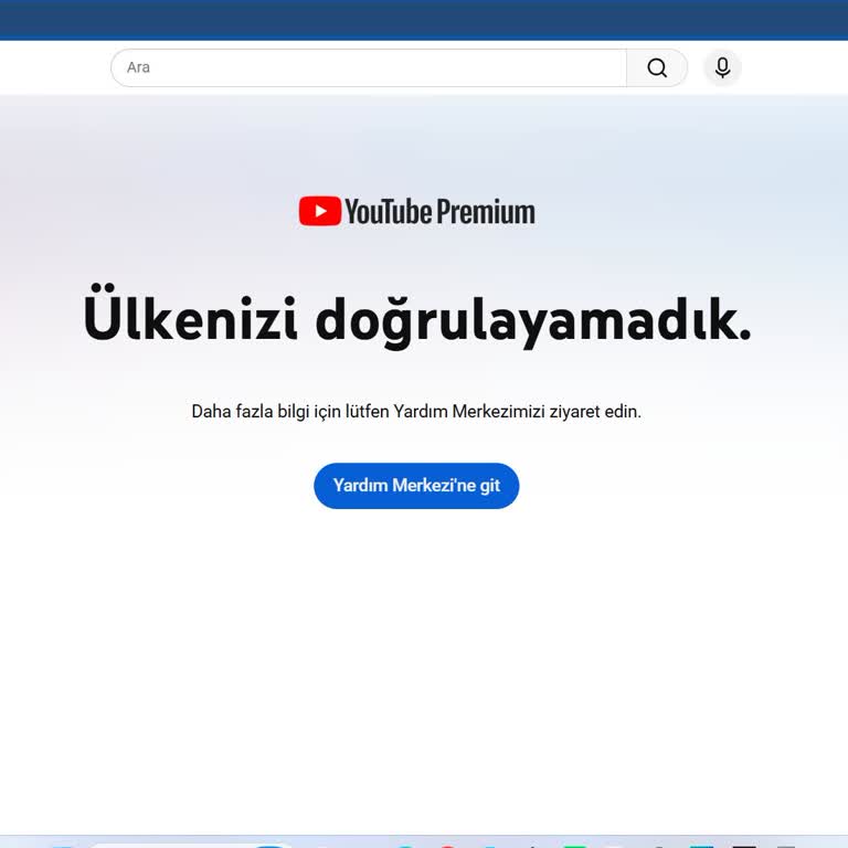 Ülke Doğrulama Hatası Nedeniyle YouTube Premium Aboneliği Yapılamıyor