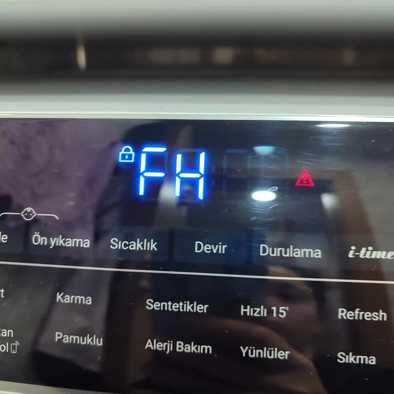 Haier Çamaşır Makinesinde Wi-Fi Bağlantısı Kesildi, FH Hata Kodu Görünüyor