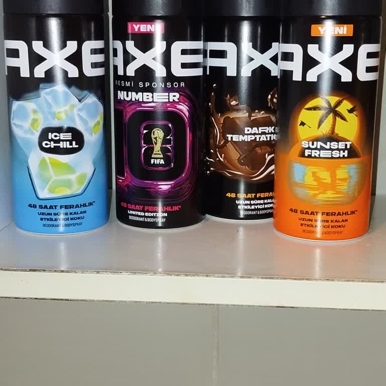 Axe Deodorant Spreyleri Hava Dolu Ve Hızlı Boşalıyor