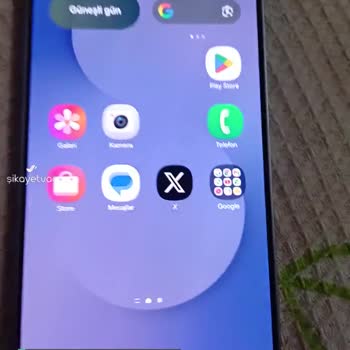Samsung Telefon Ekranında Yanık