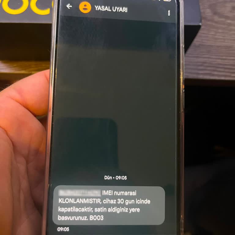 Türkiye Garantili Telefonun IMEI’si Klonlandı, 30 Gün İçinde Kapanacak