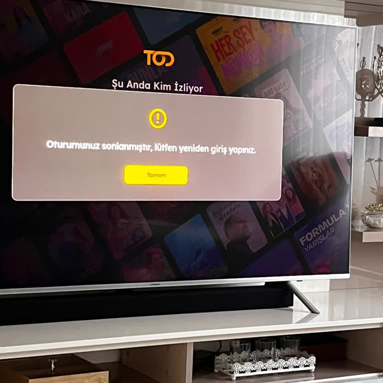 Samsung TV'de TOD Uygulamasına Giriş Yapamama Sorunu