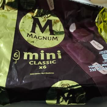 Küflü Magnum Mini Dondurma Ve Yetersiz Çek Teklifi
