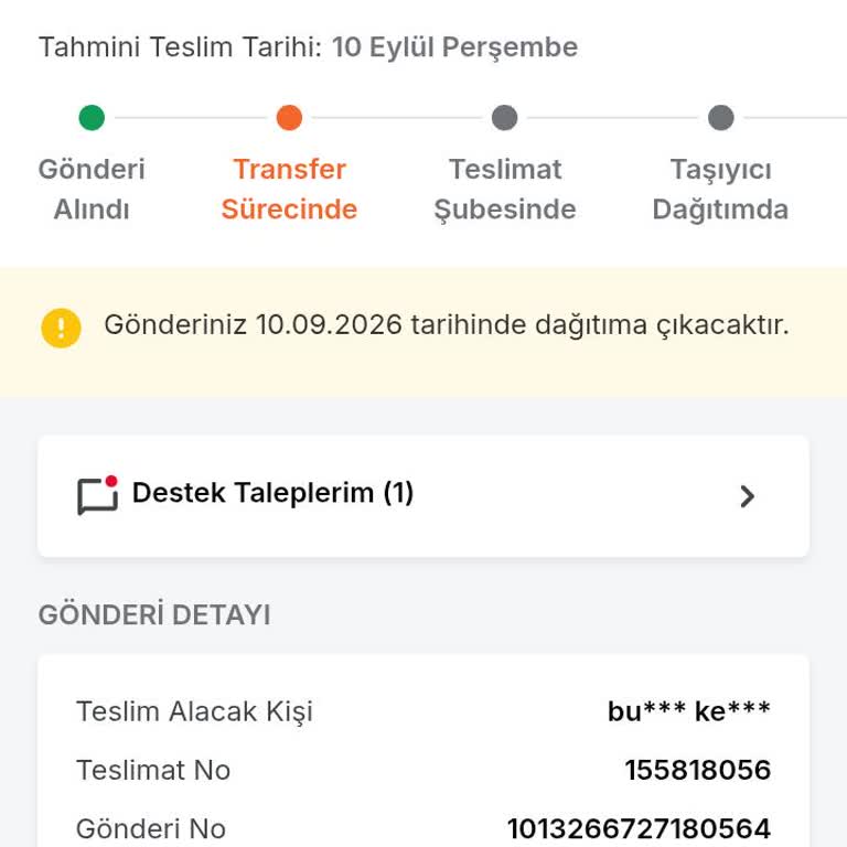 Kargo Transfer Sürecinde Donmuş, Trendyol Express Ve Dolap’tan Yanıt Gelmiyor